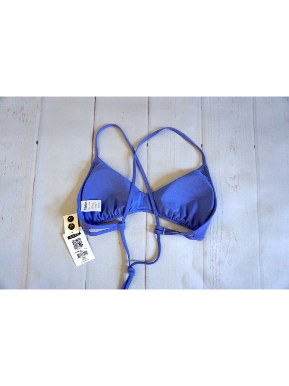 EIDON Women's Madison Fixed Triangle Bikini Top Swimsuit- Size  M, NWT - Picture 4 of 7